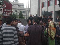 Erzurum'da KCK davası görüldü